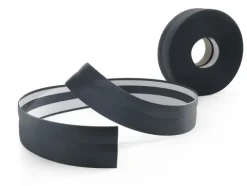 Weichsockelleiste, PVC Sockelleiste Selbstklebend 32 x 23 mm, Flexibel, Dunkelgrau, 25 Meter