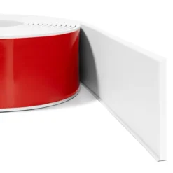 Weichsockelleiste, Sockelleiste Selbstklebend 100 mm, PVC, Flexibel - Weiß, 10 Meter