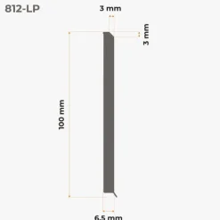 Weichsockelleiste, Sockelleiste Selbstklebend 100 mm, PVC, Flexibel - Weiß, 10 Meter
