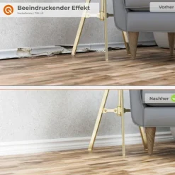 Weichsockelleiste, Sockelleiste Selbstklebend 32 mm, PVC, Retro Design, Flexibel - Weiß, 5 Meter