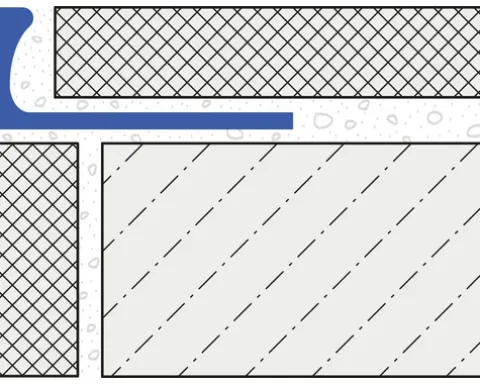 Winkel-Abschlussprofil Dural Durosol Aluminium Länge 100 cm Höhe 8 mm