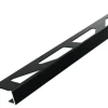 Winkelabschlussprofil Dural Durosol 6 mm Länge 250 cm Alu pulverbeschichtet schwarz matt