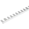 Winkel-Abschlussprofil Durosol Aluminium silber 250 cm Höhe 11 mm