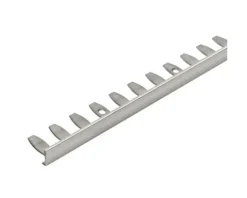 Winkel-Abschlussprofil Durosol edelstahl poliert 250 cm Höhe 10 mm