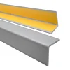 Winkelprofil Selbstklebend 27x27mm, PVC Kantenschutzprofil, Winkelleiste für Kanten und Ecken, Flexibel, L-Form - 165 cm, Silber