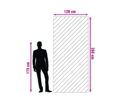 XXL Feinsteinzeug Wand- und Bodenfliese Always Dark Pulido 120x260 cm