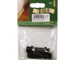 Zwischenstück KU50 schwarz glänzend 2 Stück